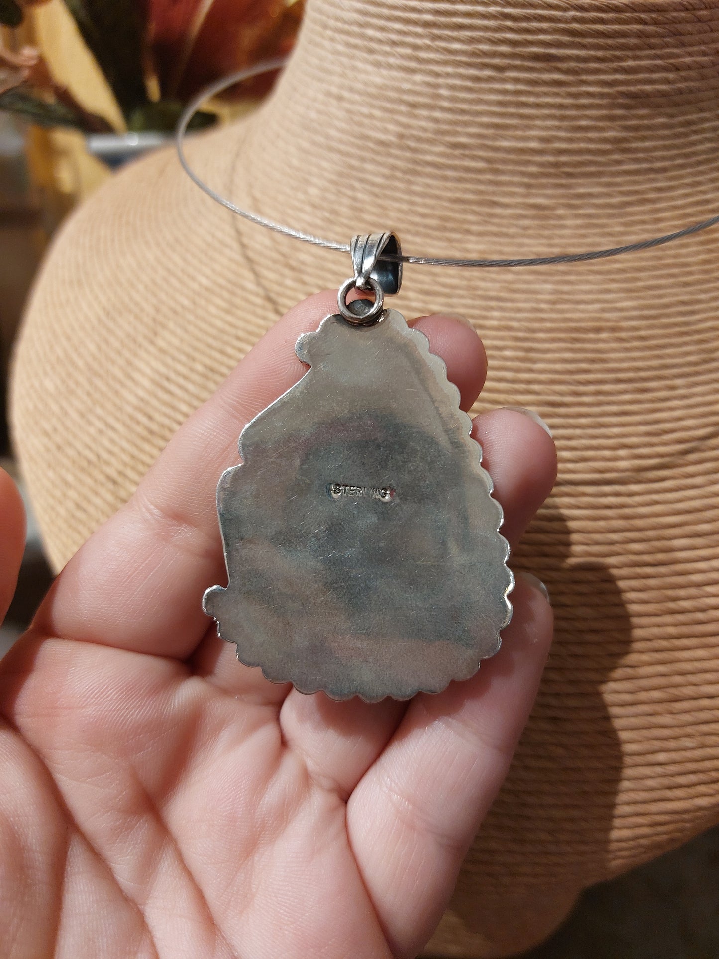 #57 Larimar Pendant Necklace*