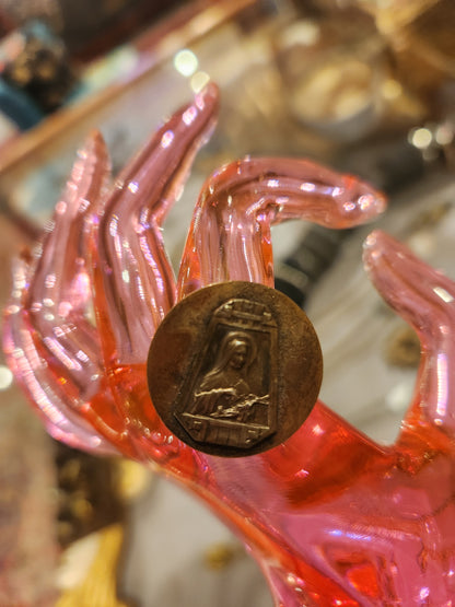 Vintage Madonna Coin Ring