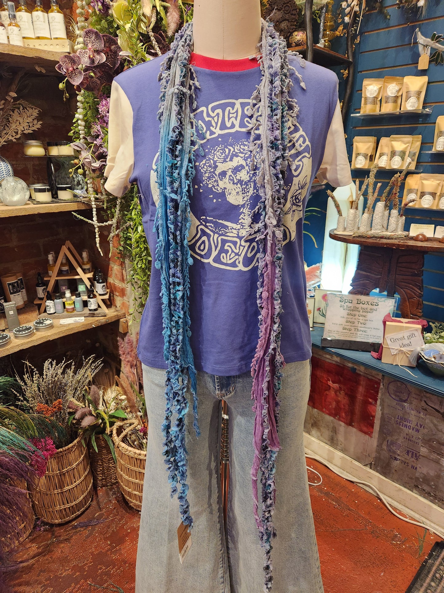 Fringe Scarf - OOAK #28