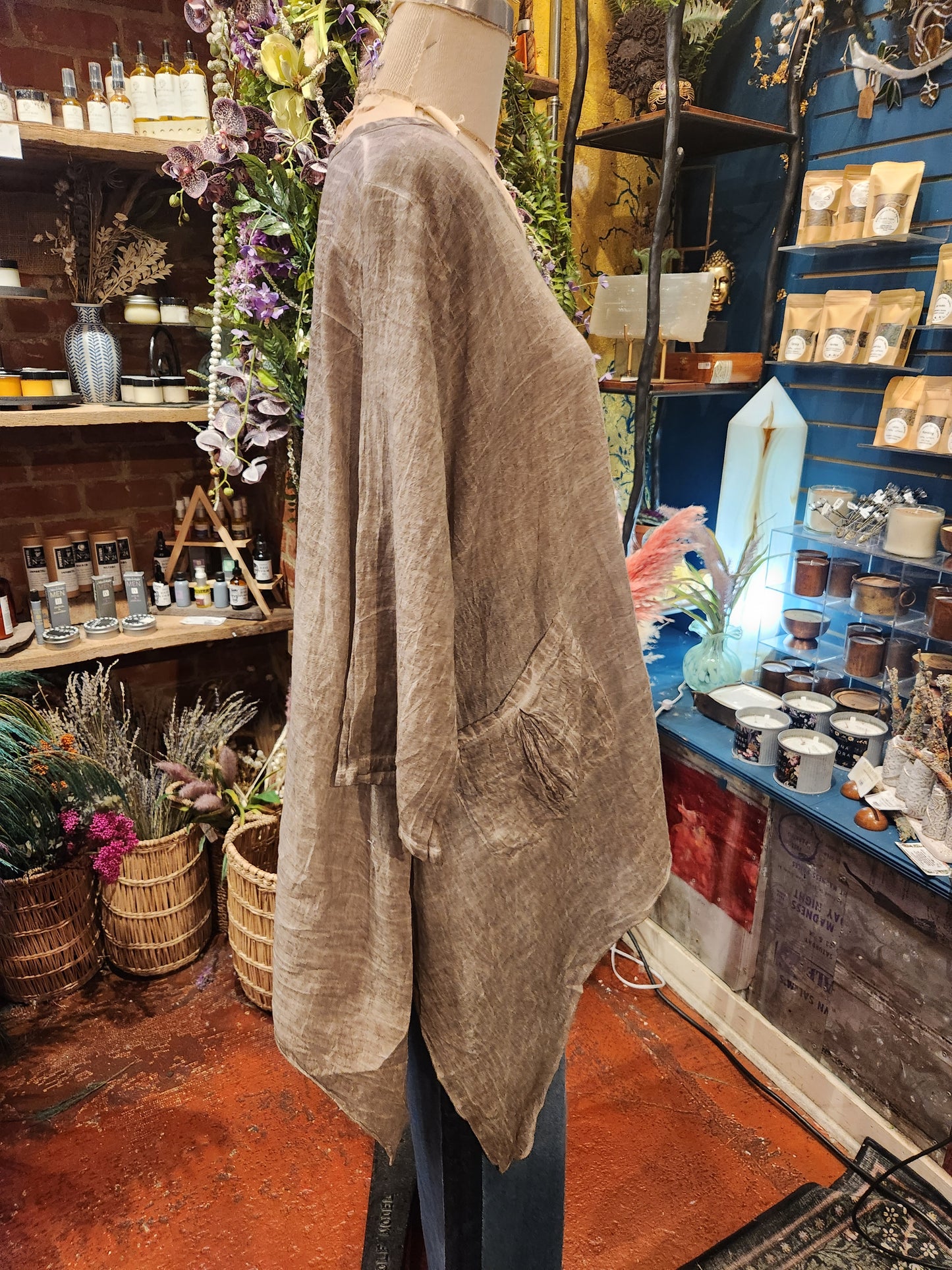 From The Earth- Drape Top ( multiple colors available )