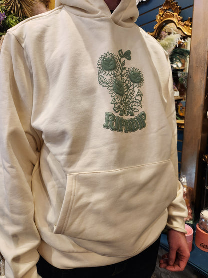 Where the Flowers Bloom Hoodie - Bone
