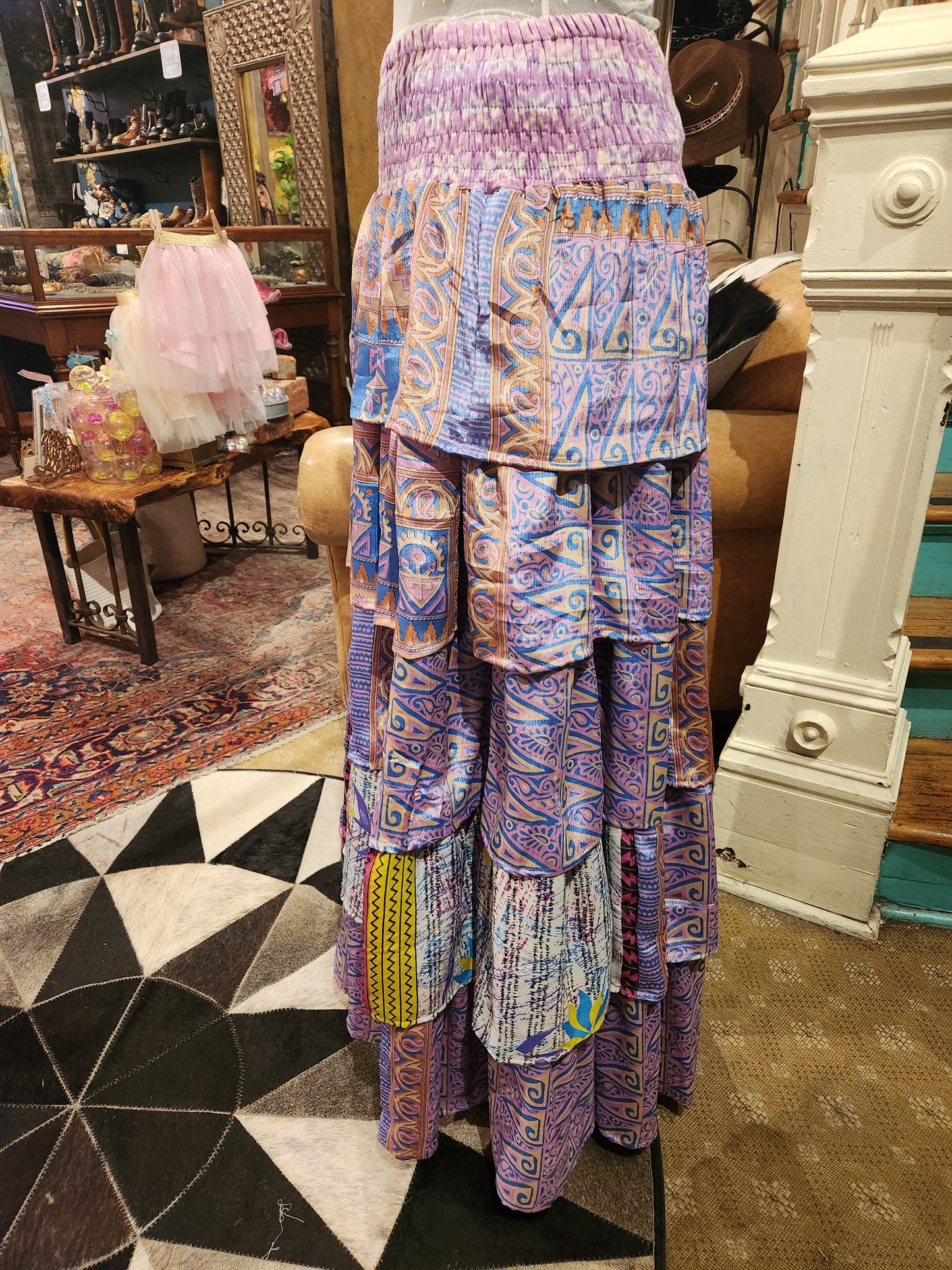 Rasgulla Sari Venus Ruffle Maxi 1125 - 213