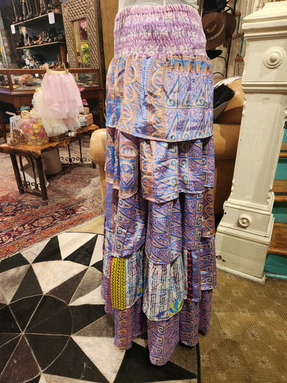 Rasgulla Sari Venus Ruffle Maxi 1125 - 213