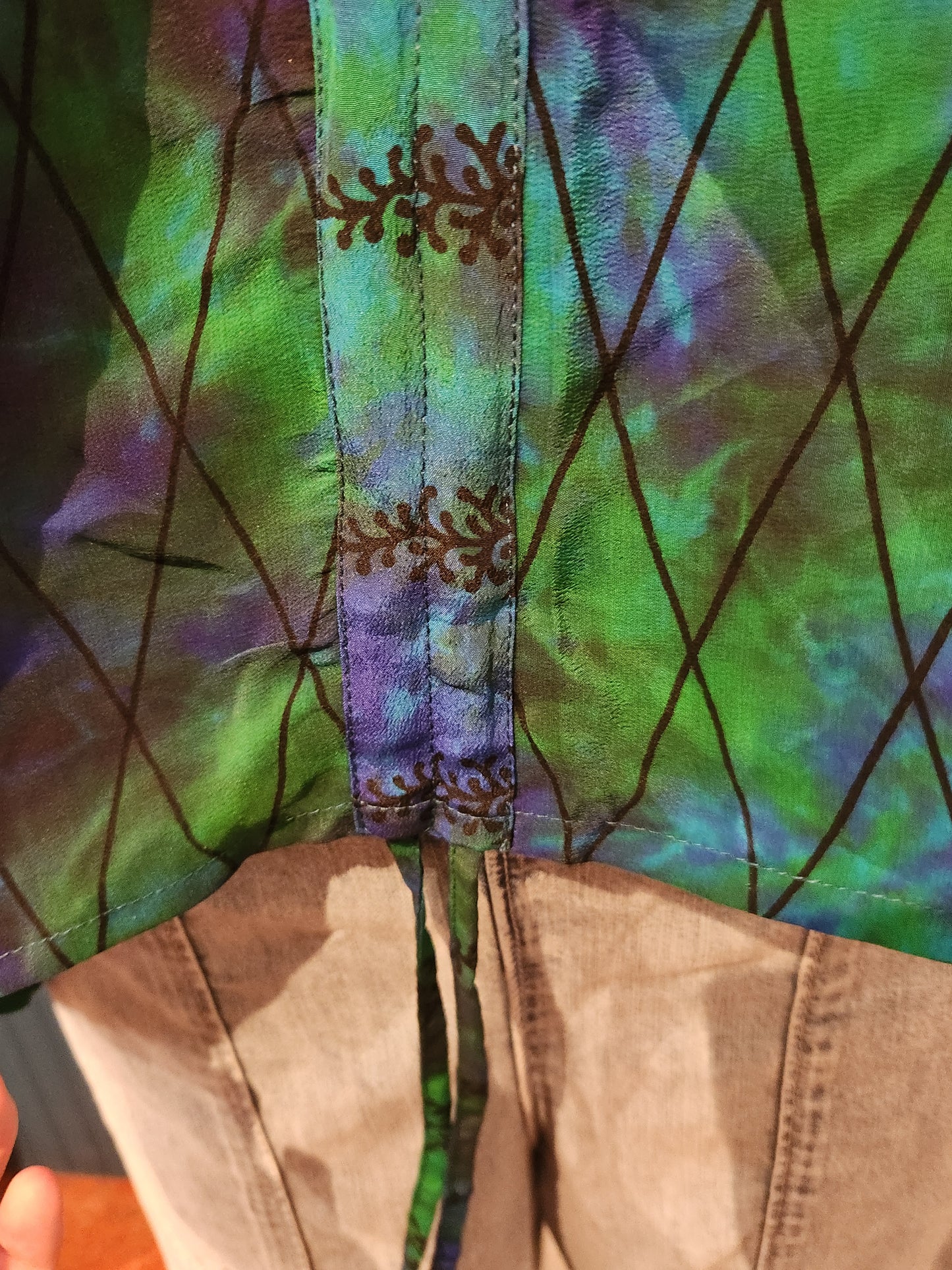 Stained Glass Butterfly Top
