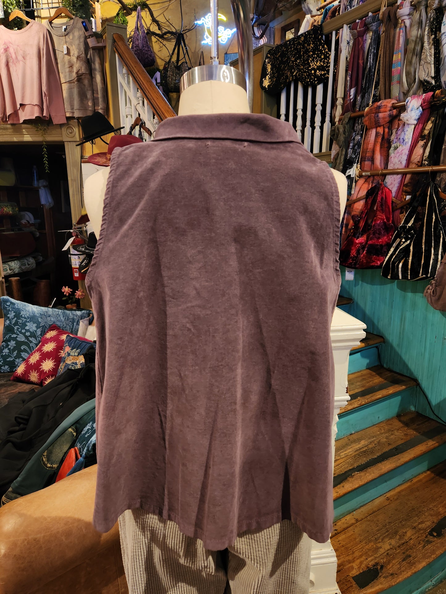 Velvet Vest - Amethyst