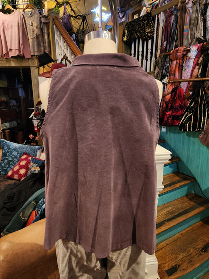 Velvet Vest - Amethyst