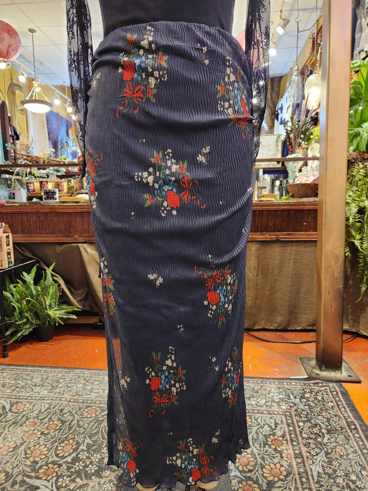 Crimson Lights Skirt - Navy Combo