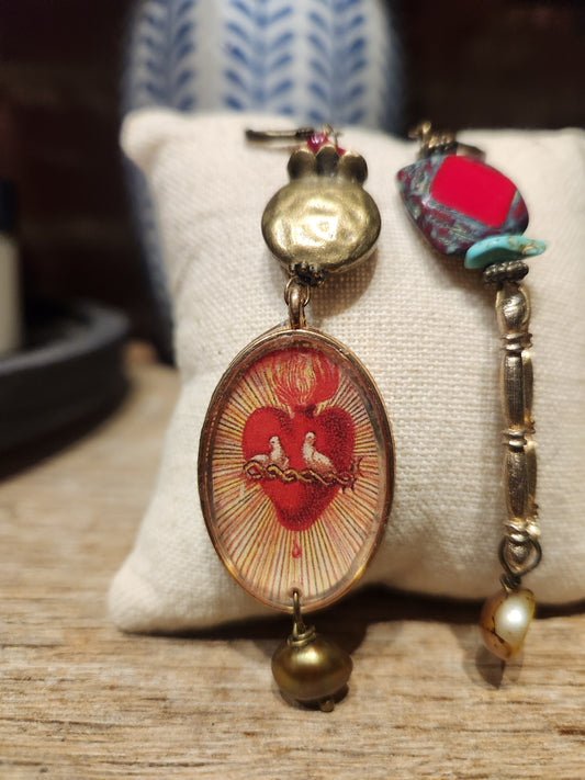 Sacred Heart Mix n Match Earrings
