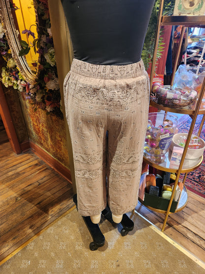 Bandana Crop Pant - Sand