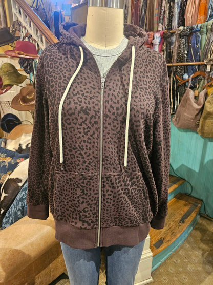 Louna Leopard Love Zip-Up