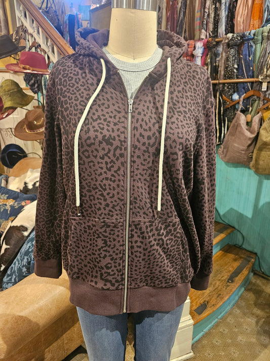 Louna Leopard Love Zip-Up