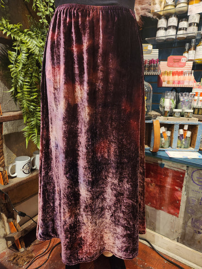 Long Bias Skirt - Viola