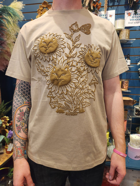 Where the Flowers Bloom Tee - Sand
