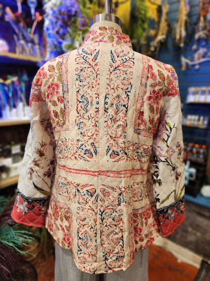 Find My Way Floral Quited Jacket