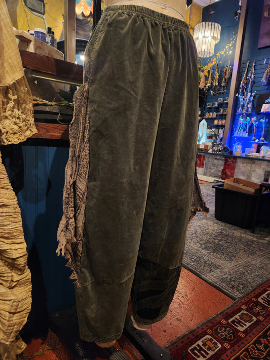 Fly Away Cutloose Velvet Pant - Vaylmith