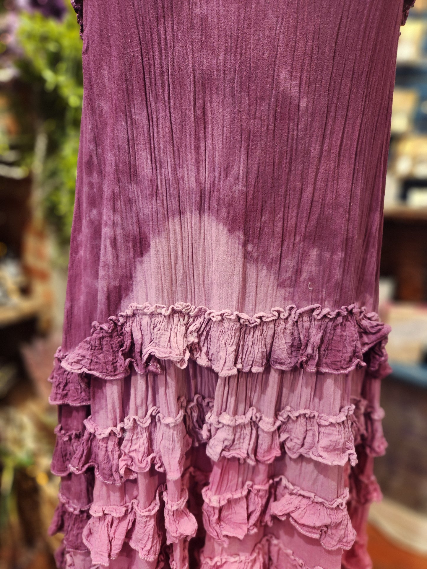 Strawberry Breeze Ruffle Dress