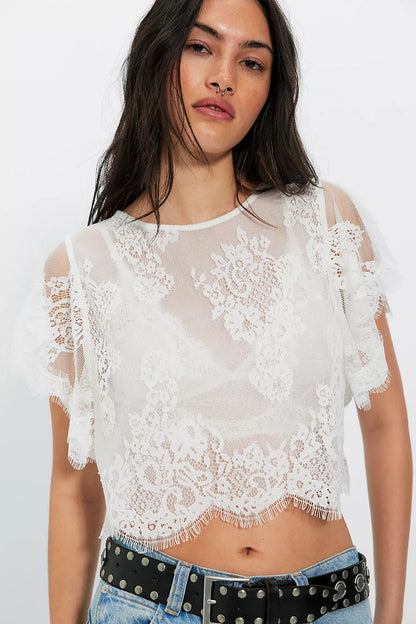 Lunar Ash Lace Top - Multiple Colors