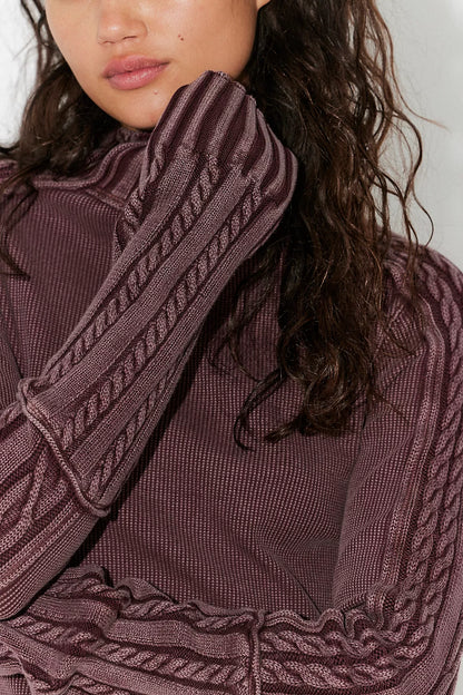 Breezy Swit Top - Vintage Grape
