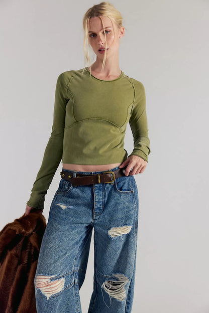 Protagonist Long Sleeve - Green Moss