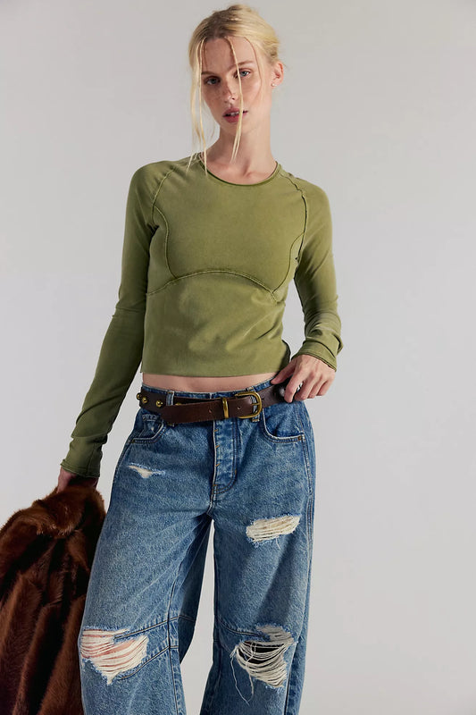 Protagonist Long Sleeve - Green Moss