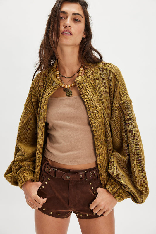 Cute In This Cardi - Fir Green