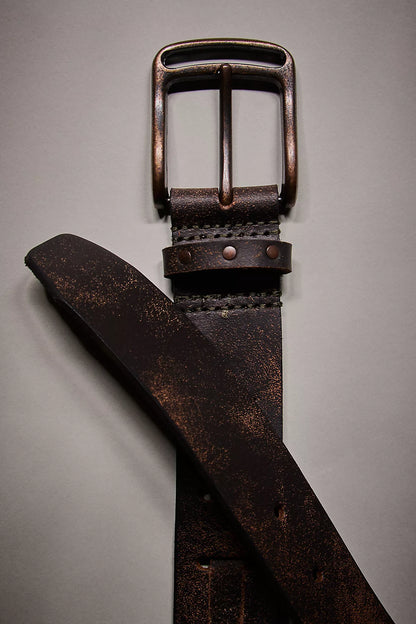 WTF Dallas Distressed Belt