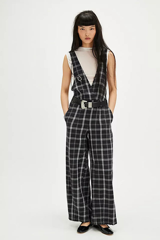 Mara Menswear Overall - Black Combo