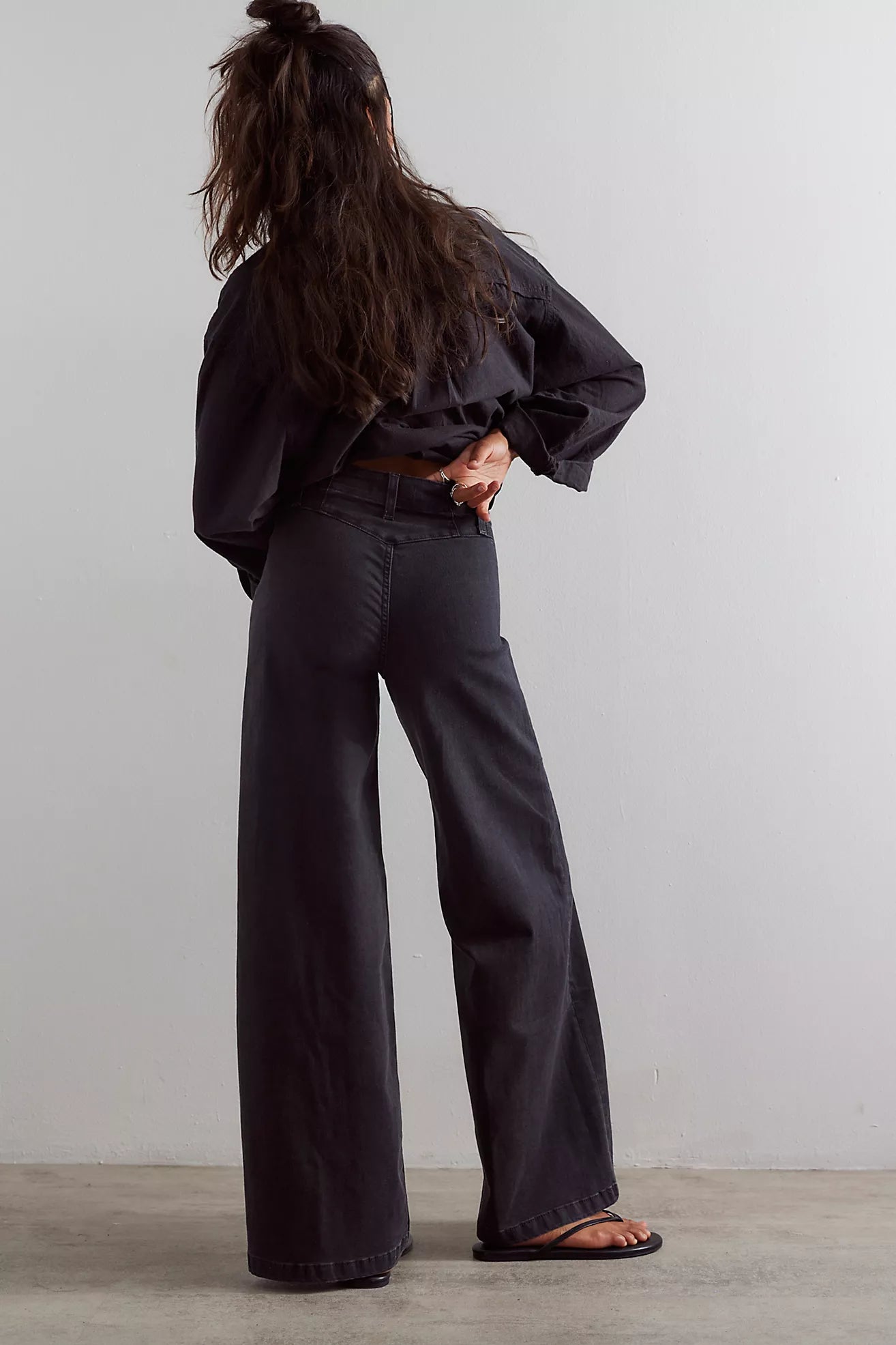 We The Free Libre Wide Leg Jeans - Cafe Noir