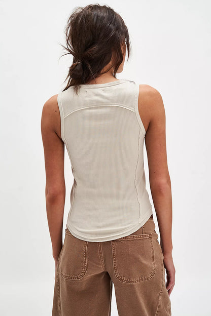 Jamie Buckle Tank - Tea