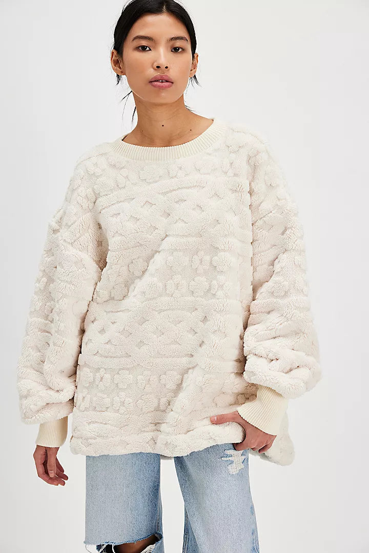 Cable Knit Sweater- Ivory