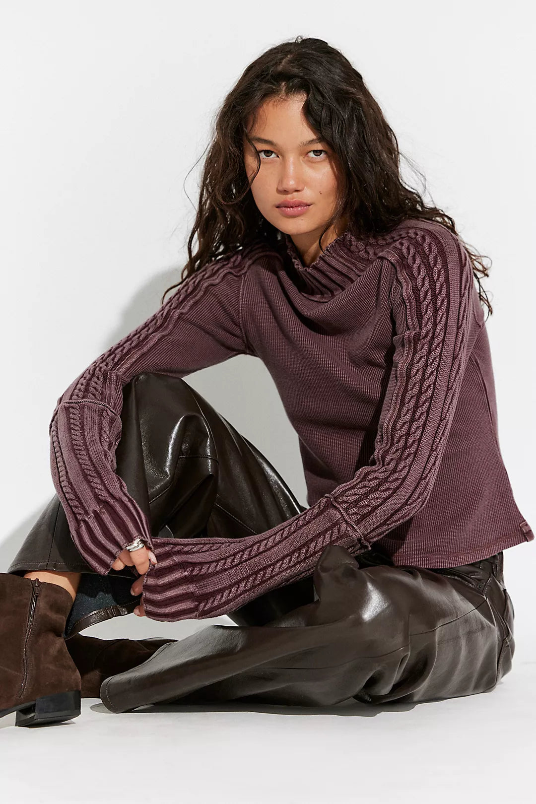 Breezy Swit Top - Vintage Grape