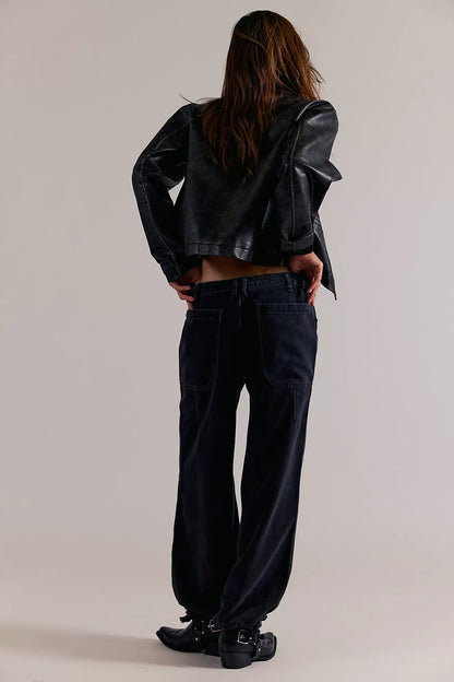 Love Language Pull-On Jeans - Hideaway