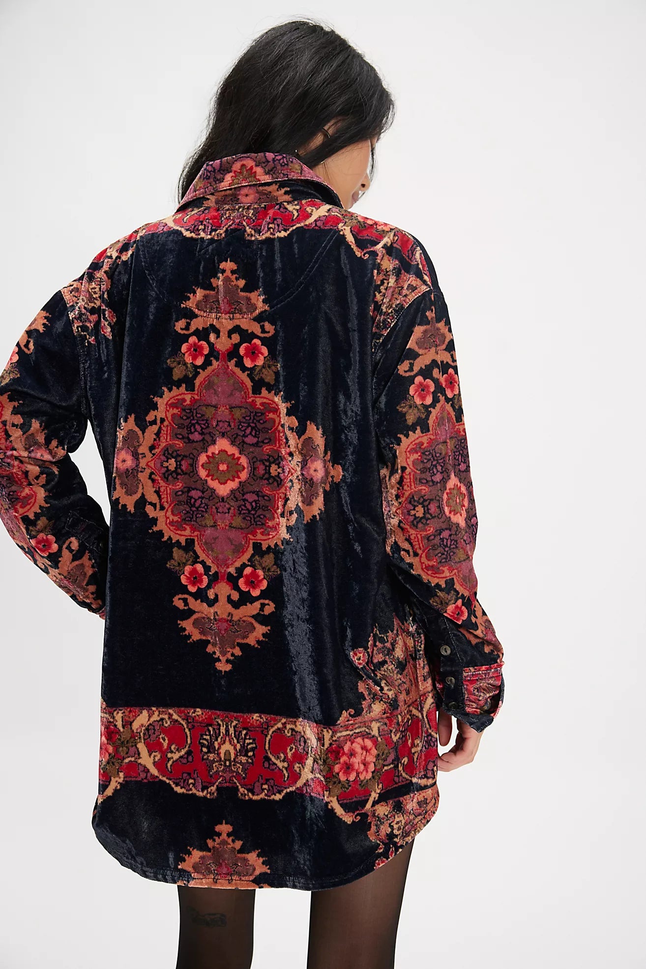 One Night Velvet Top - Night Owl Combo