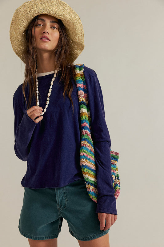 Nova Long-Sleeve Tee - Peacoat