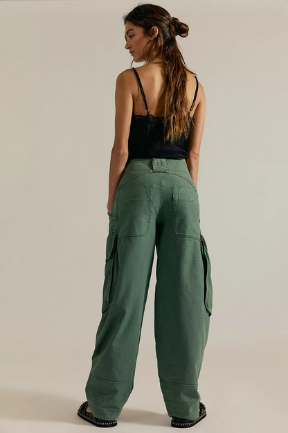 Brentwood Slouch Pant - Aged Green