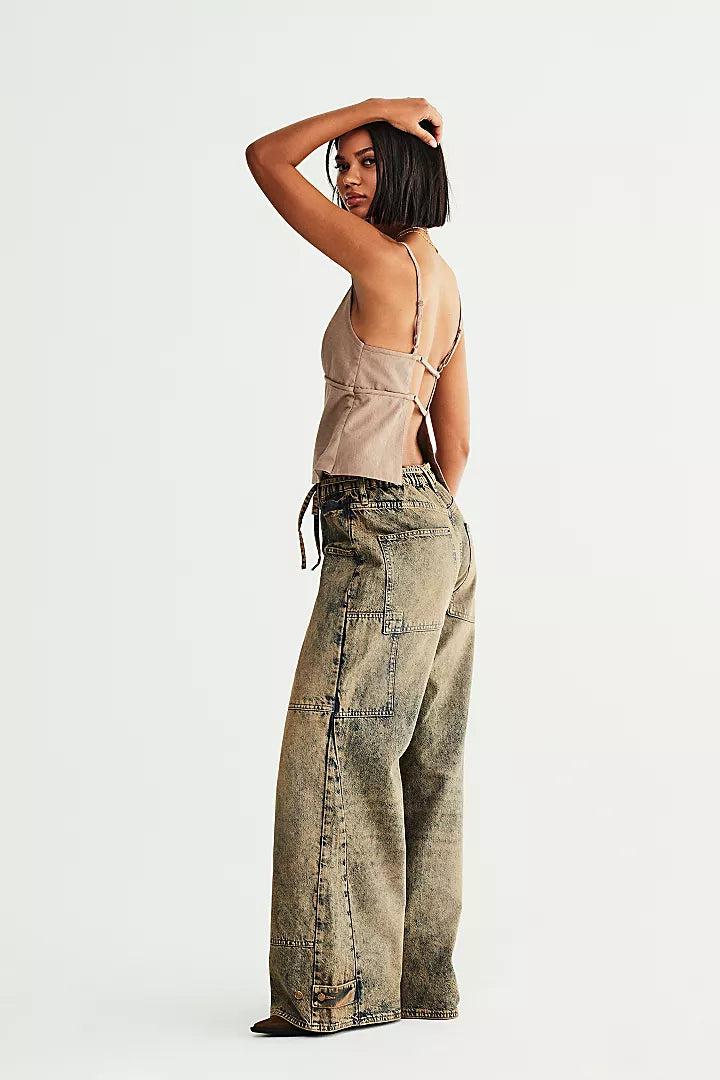 Crvy Outlaw Wide Leg Jeans