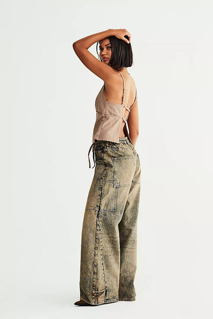 Crvy Outlaw Wide Leg Jeans