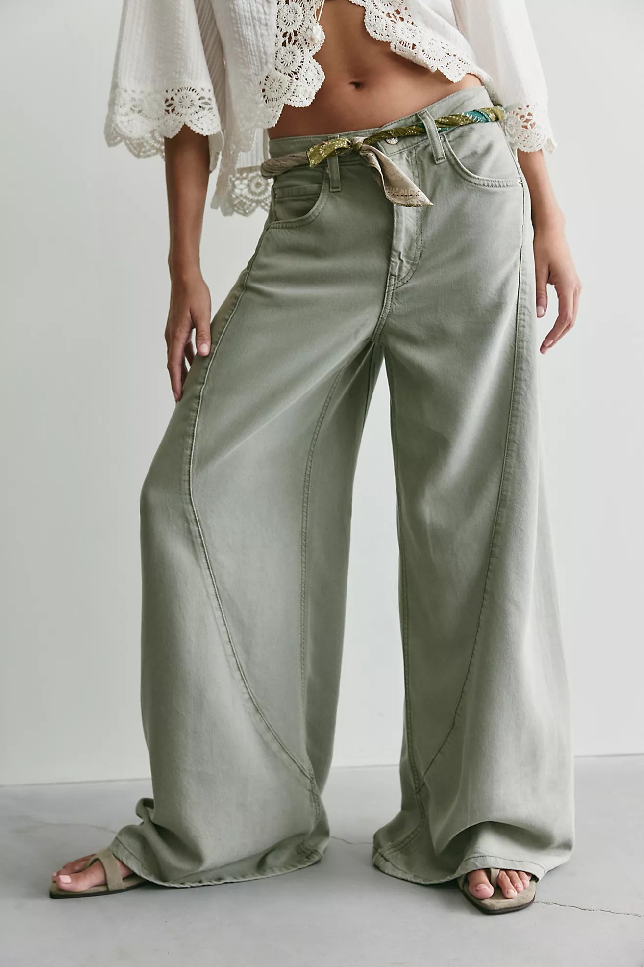 Haven Twisted Wide Leg Jean