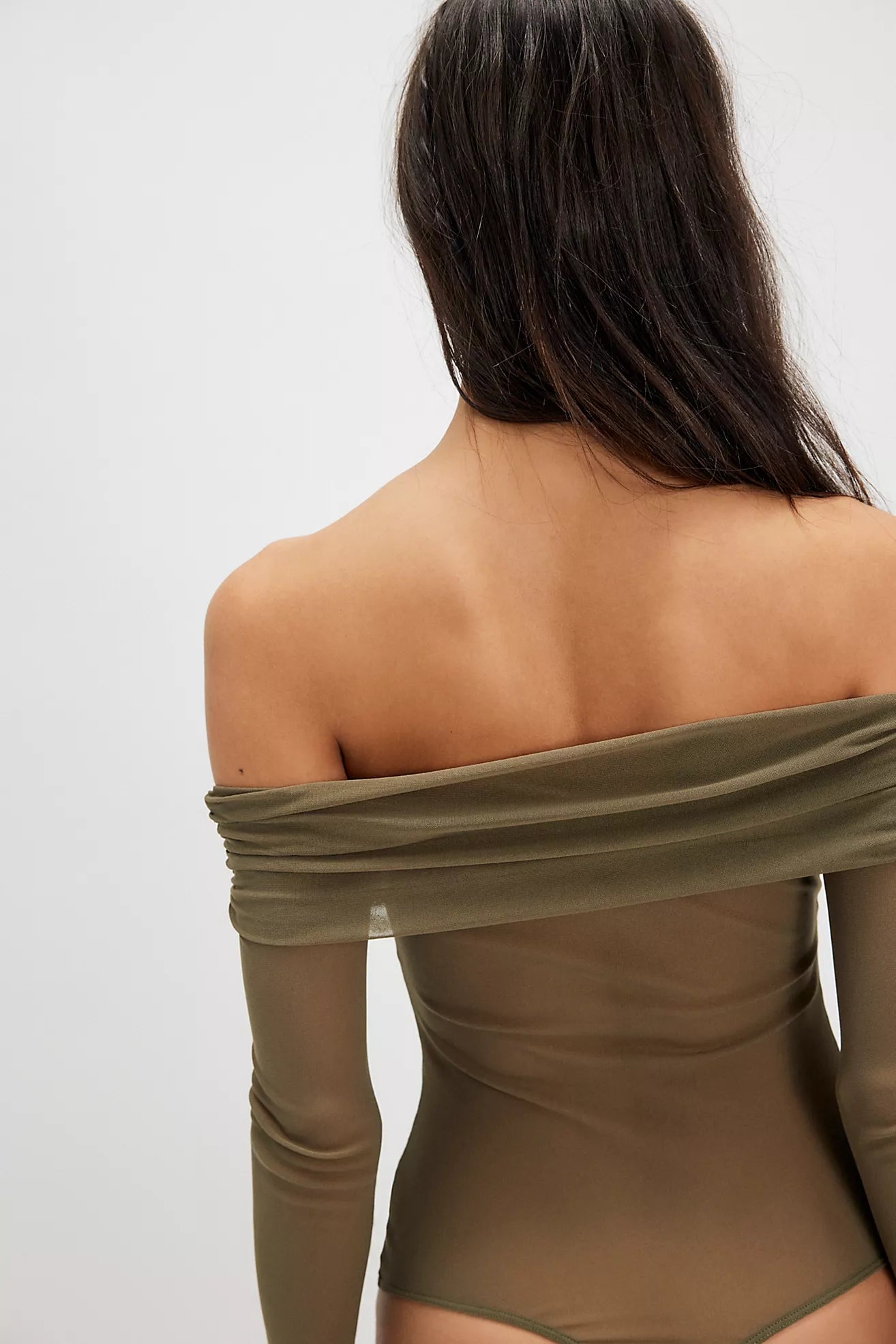 Forget Me Not Bodysuit - Olive