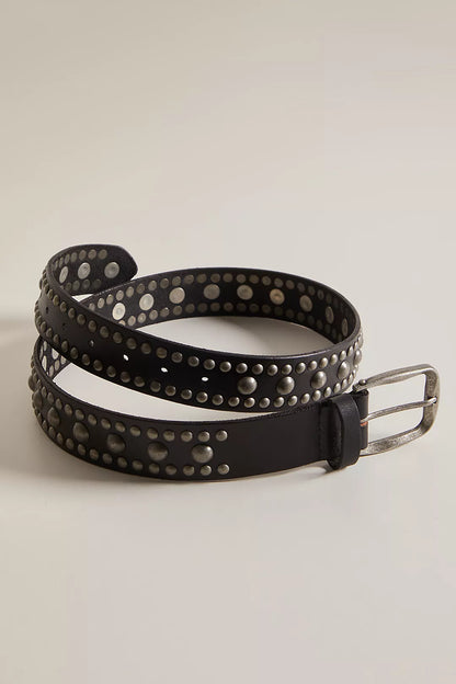 Sola Stud Belt - Black