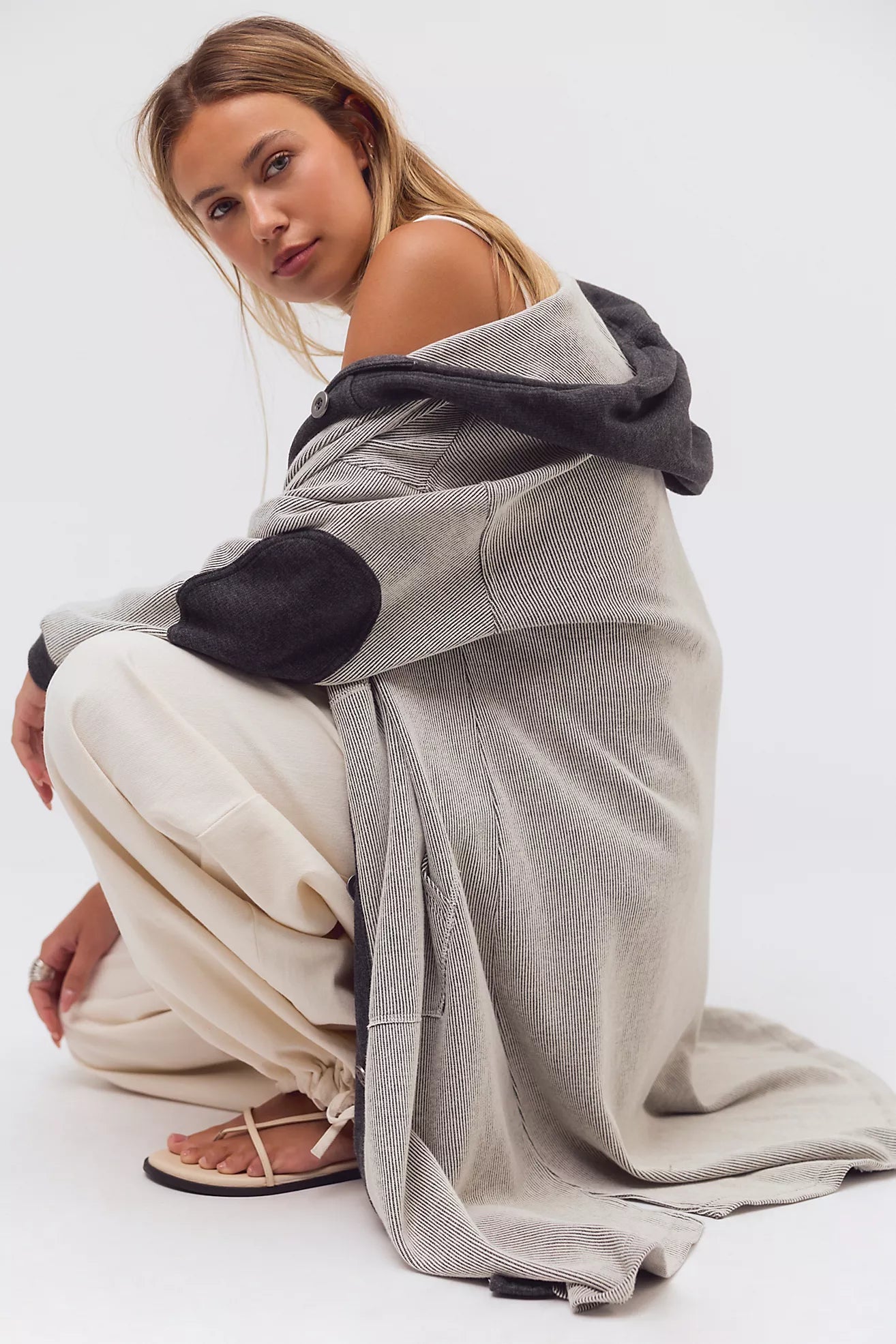 Tomorrows Sweatshirt Cardigan (heather gray)