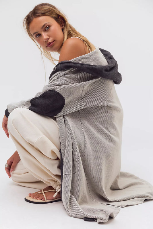 Tomorrows Sweatshirt Cardigan (heather gray)