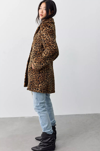 Delancy Leopard Lady Coat