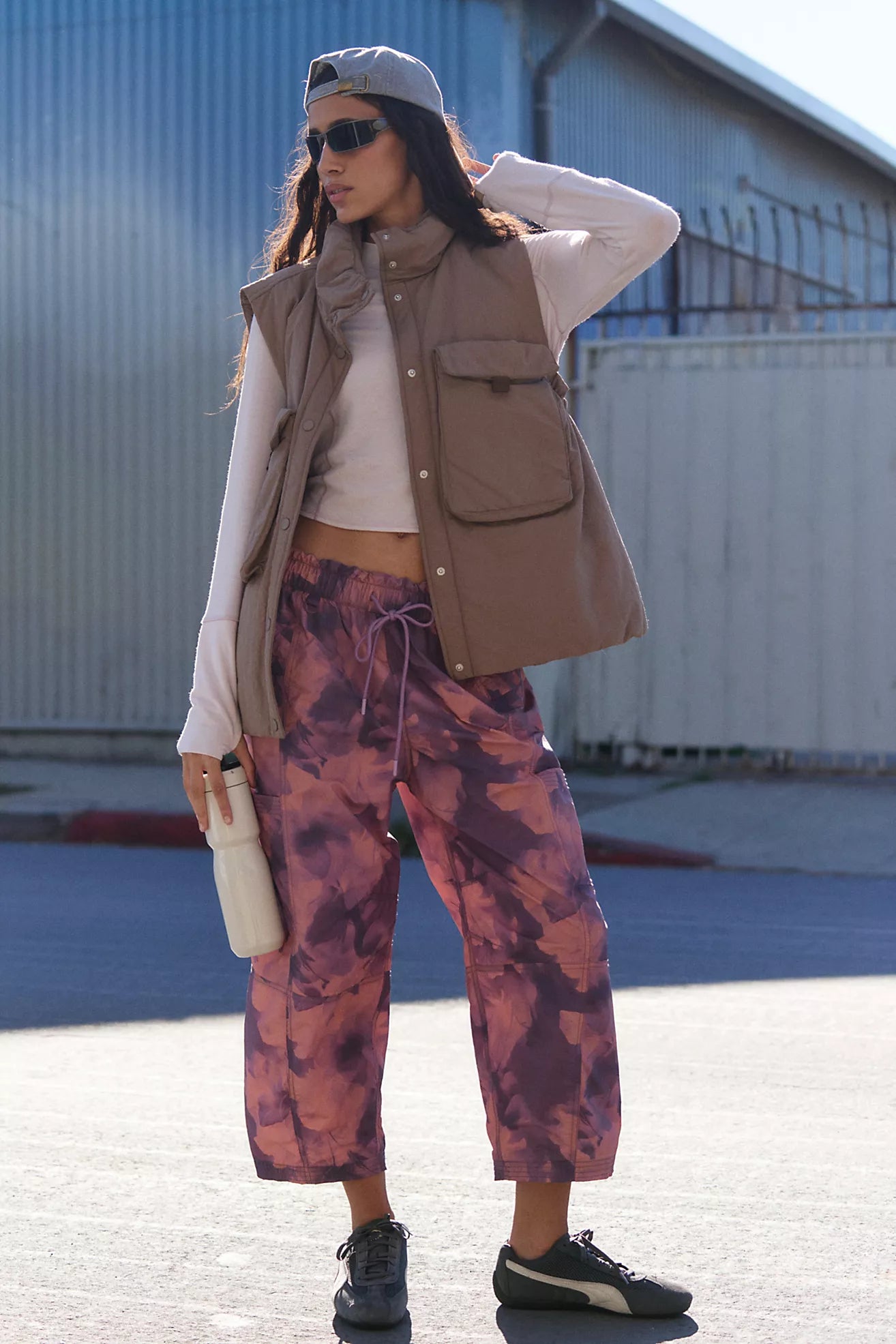 Printed In the Wild Pant - Violet Cloud Wash