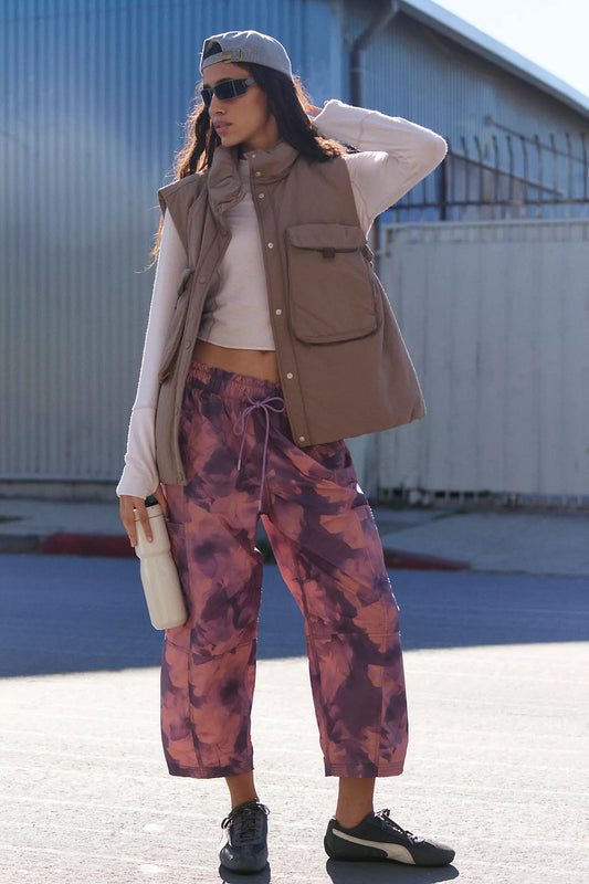 Printed In the Wild Pant - Violet Cloud Wash