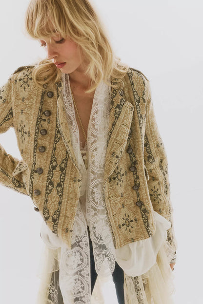Lottie Jaquard Band Jacket