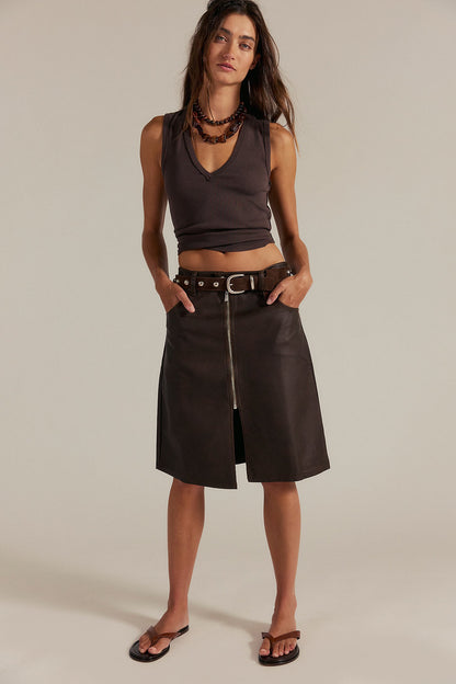 Sycamore Vegan Midi - Rusty