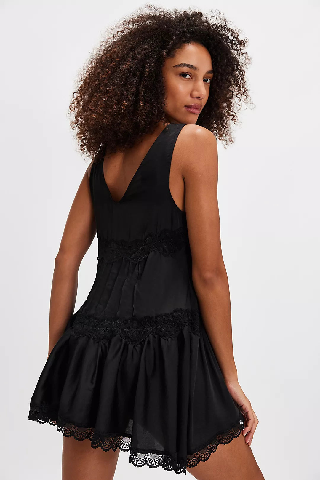 In This Groove Mini Slip - Washed Black
