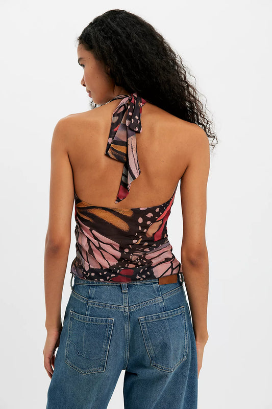Butterfly Effect Halter - Terra Cotta