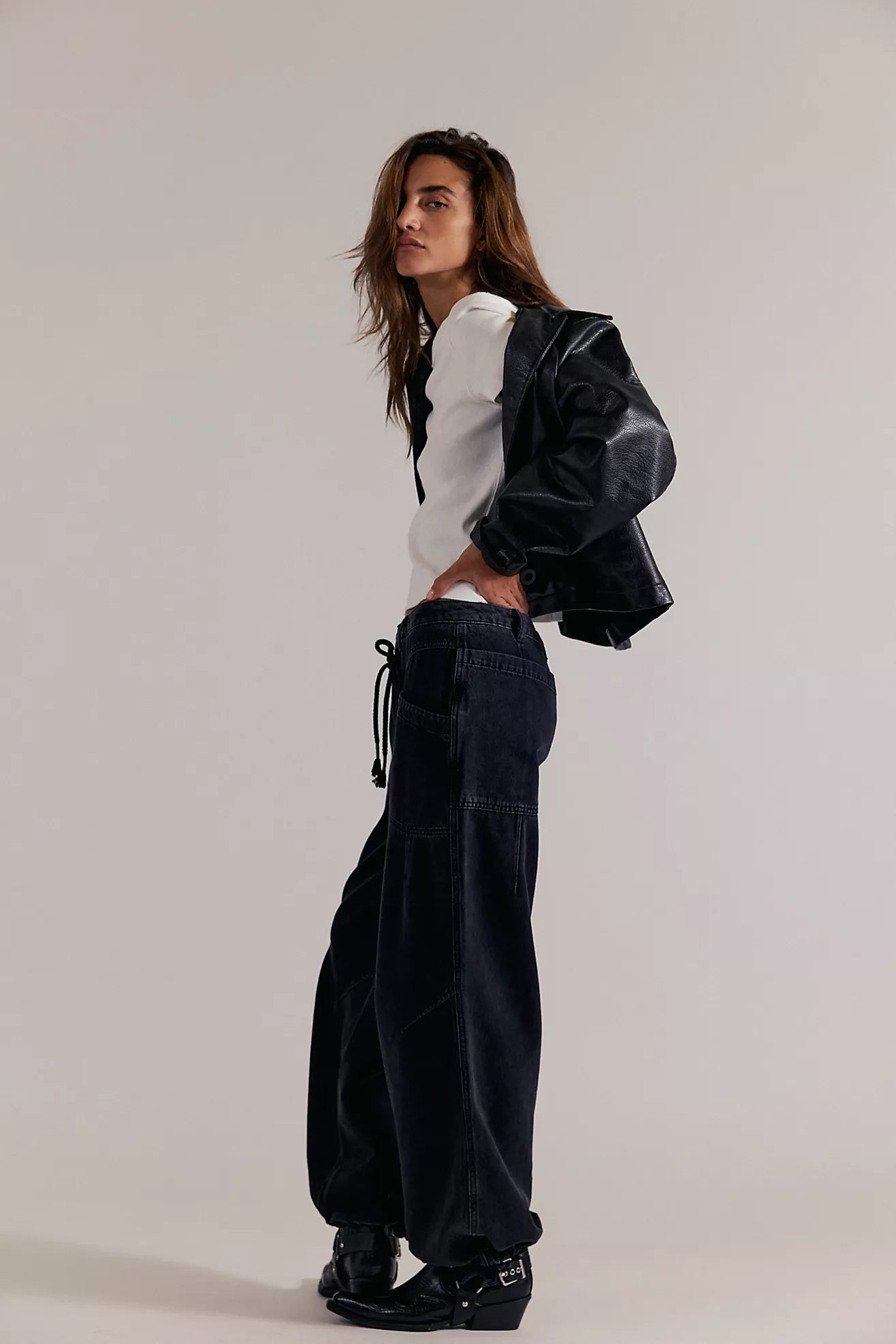 Love Language Pull-On Jeans - Hideaway